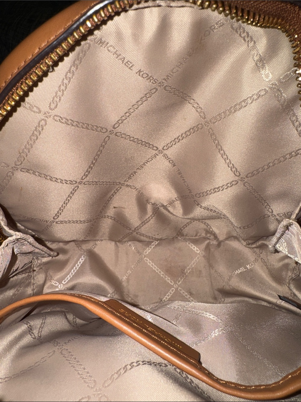 Michael Kors Bag Delaney Signature Logo Jet Set Canteen Crossbody EUC - Picture 12 of 17